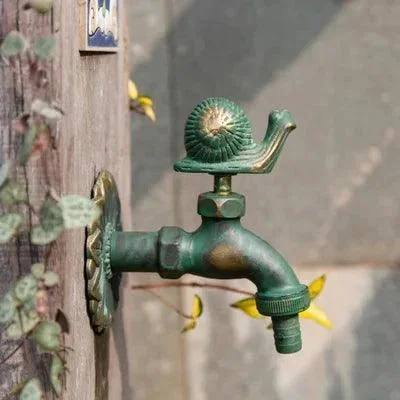 Outdoor Garden Tap Wall Mount Solid Decorative Antique Tap -Bathlova