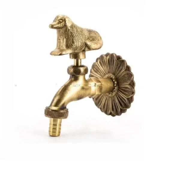 Outdoor Garden Tap Wall Mount Solid Decorative Antique Tap -Bathlova