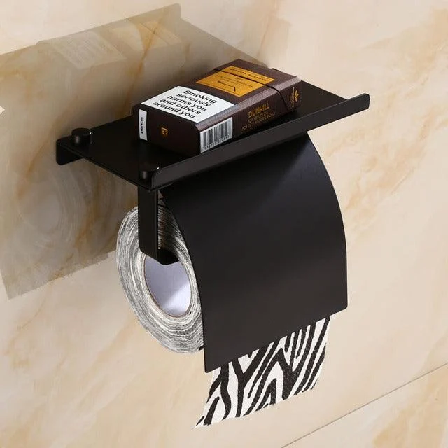 Paper Holder Gold Tissue Paper Holder Stainless Steel Rose Gold -Bathlova