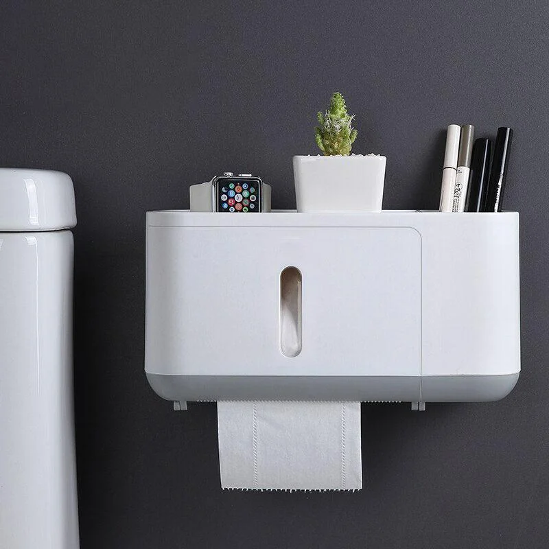 Paper Towel Tissue Box Dispenser Wall Mounted Paper Towel Holder -Bathlova