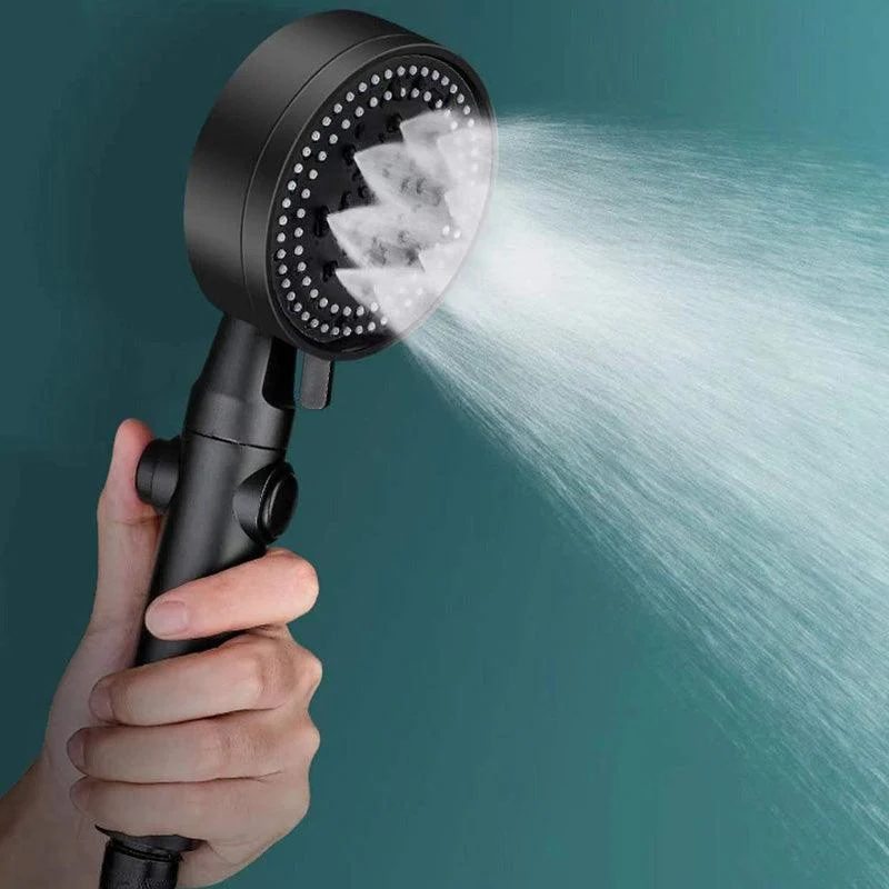 Plastic Bathroom Shower Head Adjustable Spray Pattern Handheld Shower Head -Bathlova