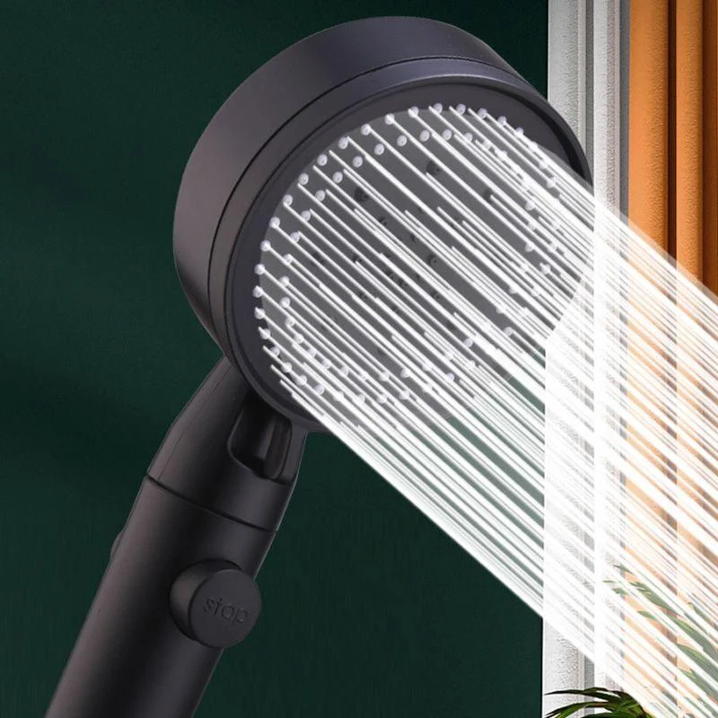 Plastic Bathroom Shower Head Adjustable Spray Pattern Handheld Shower Head -Bathlova