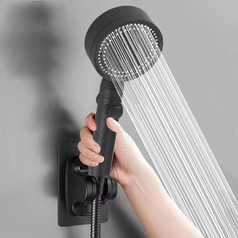 Plastic Bathroom Shower Head Adjustable Spray Pattern Handheld Shower Head -Bathlova