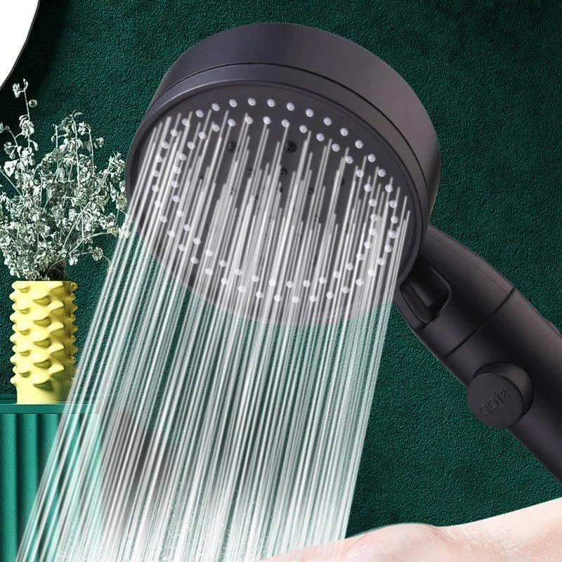 Plastic Bathroom Shower Head Adjustable Spray Pattern Handheld Shower Head -Bathlova