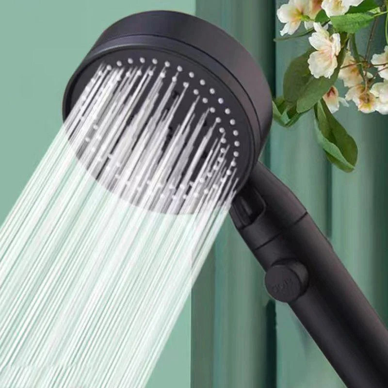 Plastic Bathroom Shower Head Adjustable Spray Pattern Handheld Shower Head -Bathlova