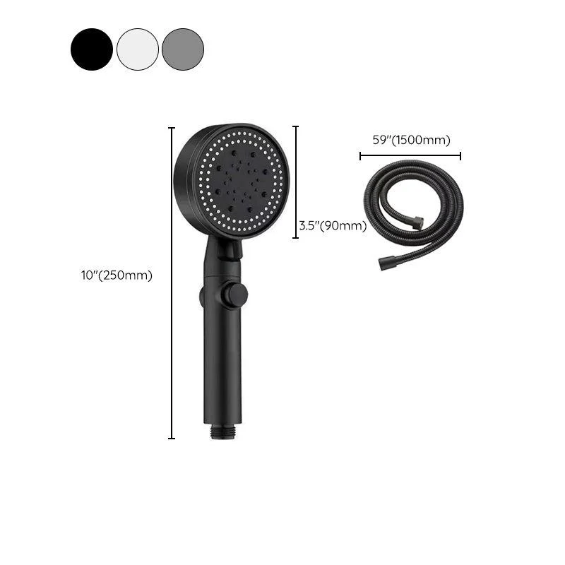 Plastic Bathroom Shower Head Wall-mounted Shower Head with Adjustable Spray Pattern -Bathlova