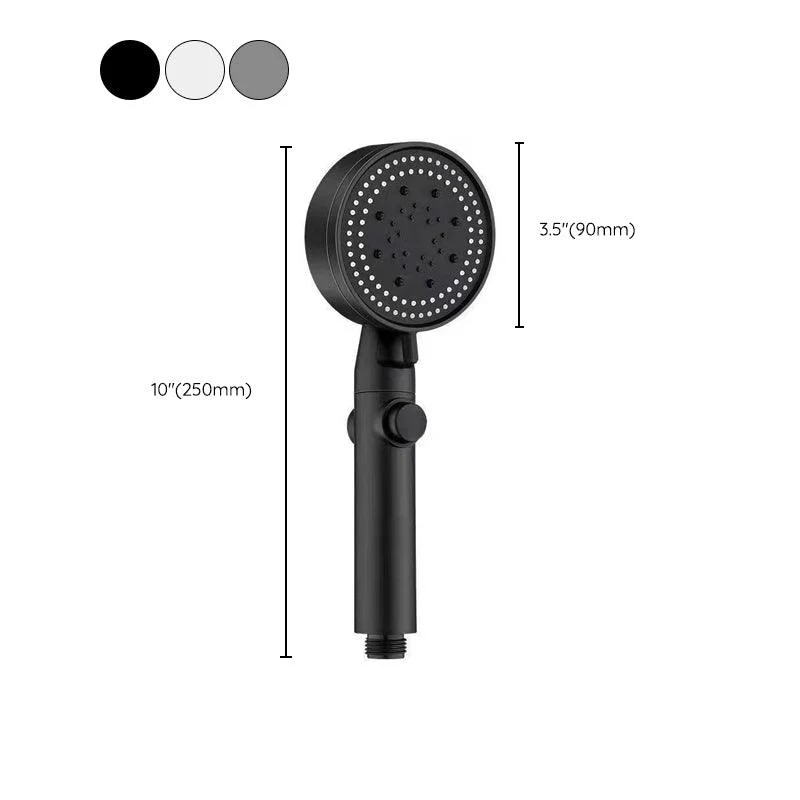 Plastic Bathroom Shower Head Wall-mounted Shower Head with Adjustable Spray Pattern -Bathlova