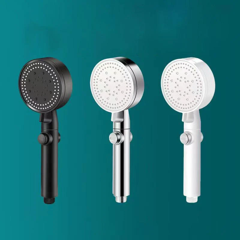 Plastic Bathroom Shower Head Wall-mounted Shower Head with Adjustable Spray Pattern -Bathlova