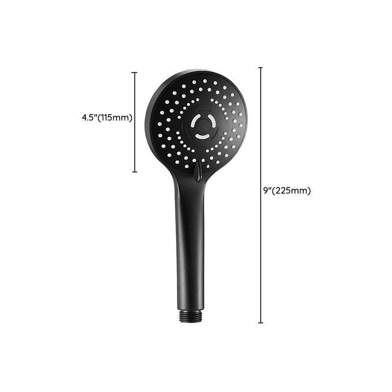 Plastic Hand Shower Adjustable Spray Pattern Hand Shower with Round Shape -Bathlova