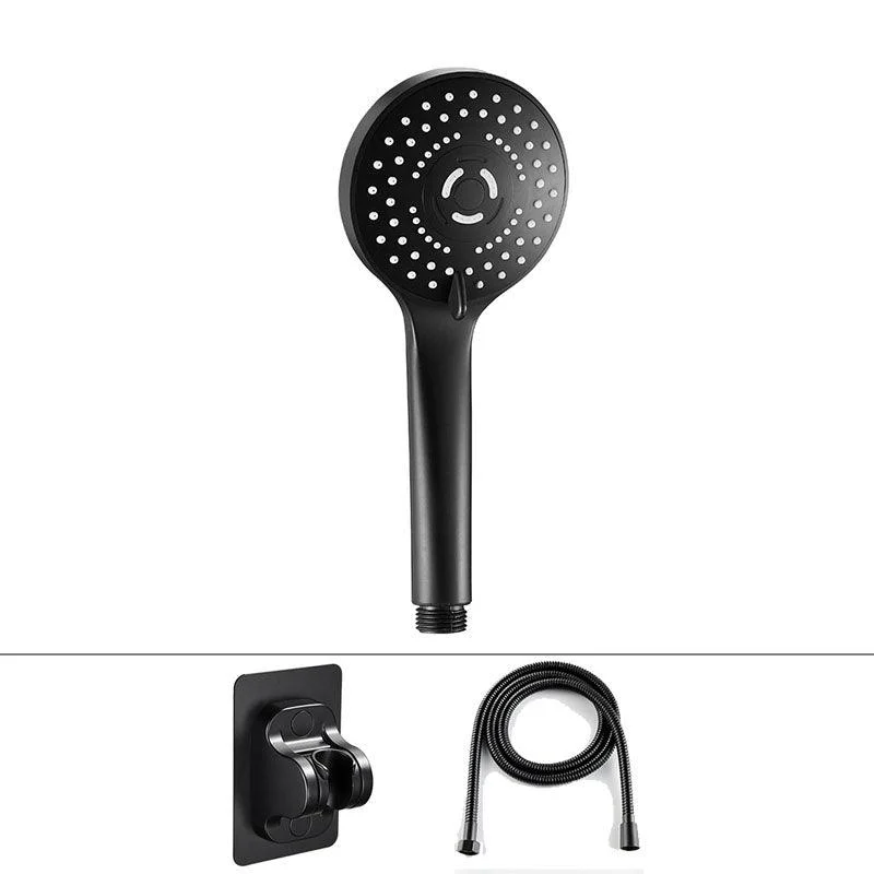 Plastic Hand Shower Adjustable Spray Pattern Hand Shower with Round Shape -Bathlova