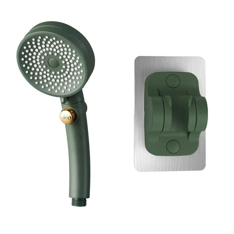 Plastic Hand Shower Round Adjustable Spray Pattern Hand Shower -Bathlova