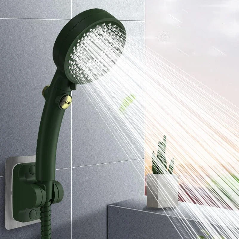 Plastic Hand Shower Round Adjustable Spray Pattern Hand Shower -Bathlova