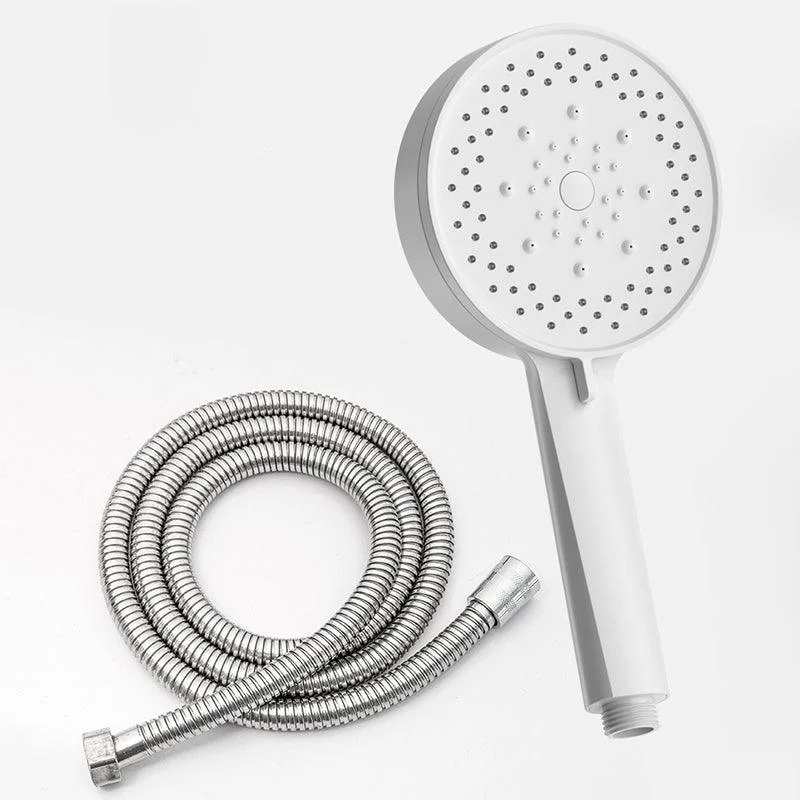 Plastic Hand Shower Round Handheld Shower Head with Adjustable Spray Pattern -Bathlova