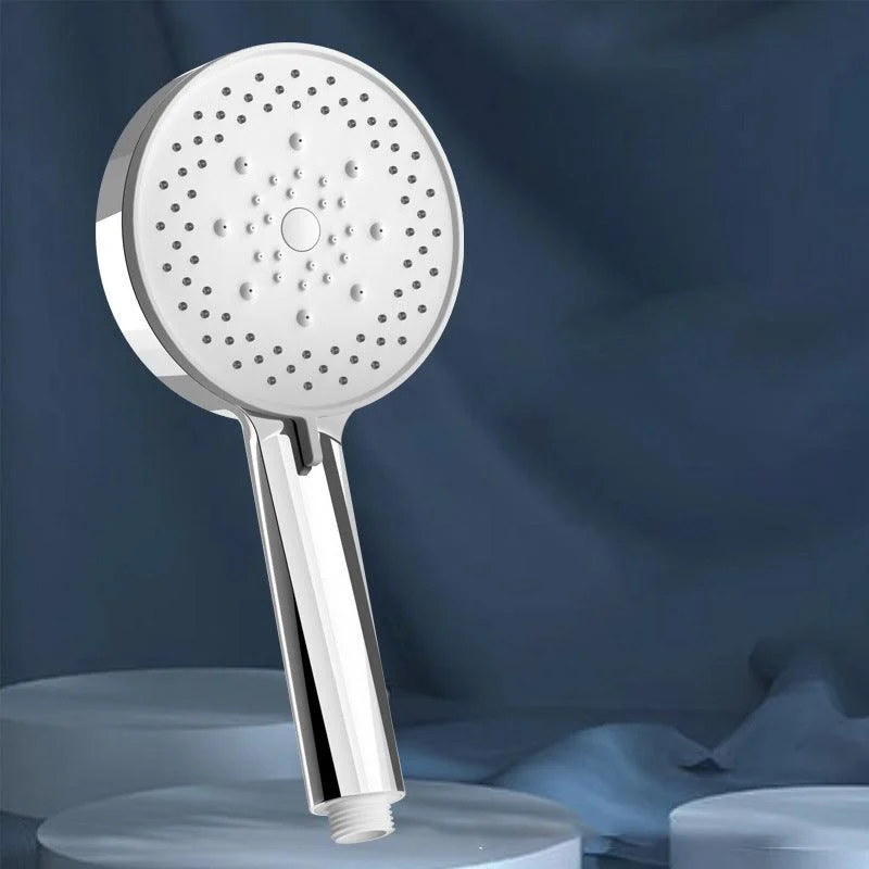 Plastic Hand Shower Round Handheld Shower Head with Adjustable Spray Pattern -Bathlova