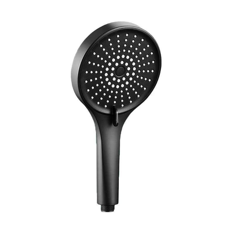 Plastic Hand Shower Round Handheld Shower Head with Self-Cleaning -Bathlova