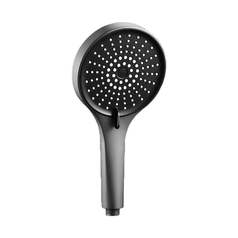 Plastic Hand Shower Round Handheld Shower Head with Self-Cleaning -Bathlova