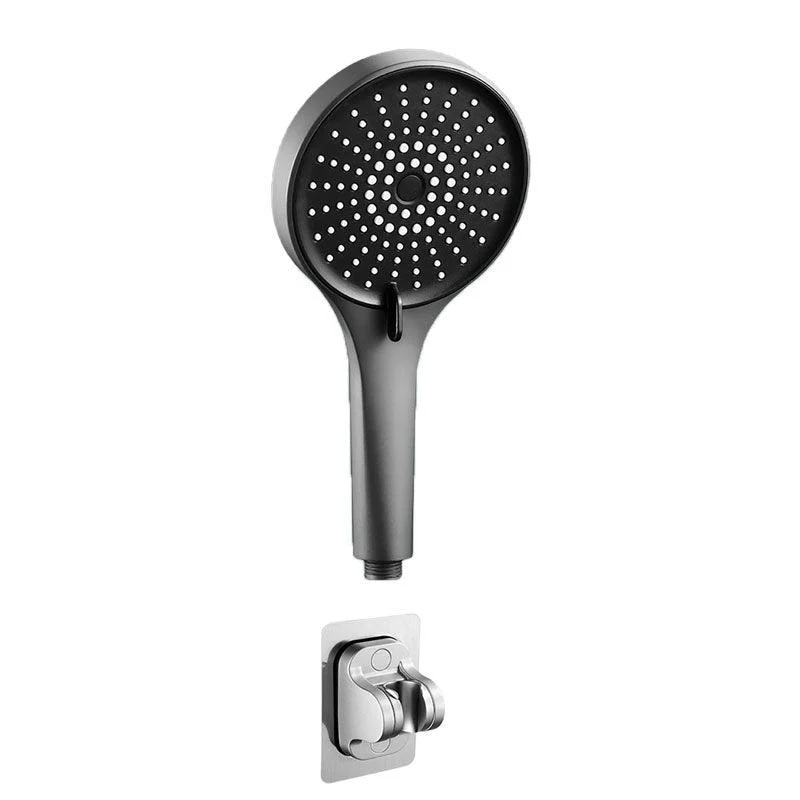 Plastic Hand Shower Round Handheld Shower Head with Self-Cleaning -Bathlova