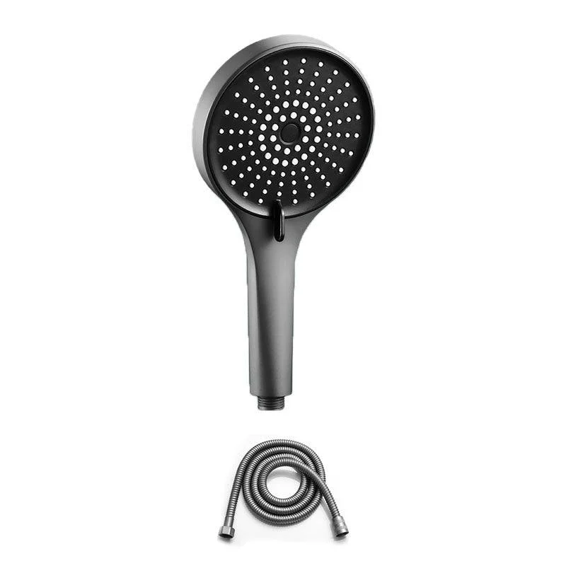 Plastic Hand Shower Round Handheld Shower Head with Self-Cleaning -Bathlova