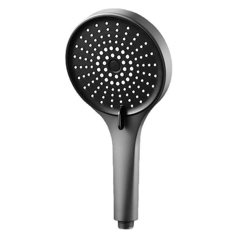 Plastic Hand Shower Round Handheld Shower Head with Self-Cleaning -Bathlova