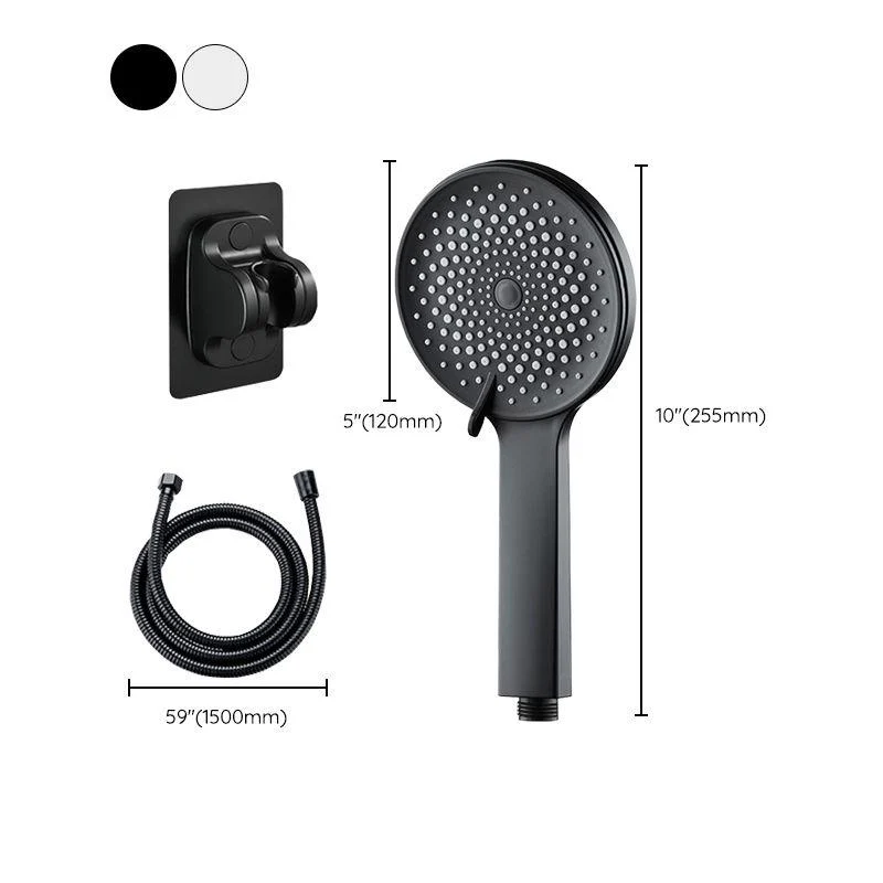 Plastic Handheld Shower Head Adjustable Spray Pattern Shower Head -Bathlova