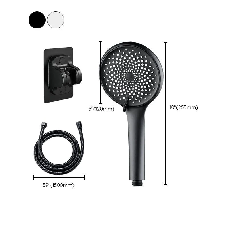 Plastic Handheld Shower Head Adjustable Spray Pattern Shower Head -Bathlova