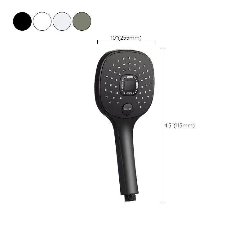 Plastic Handheld Shower Head Adjustable Water Flow Shower Head -Bathlova