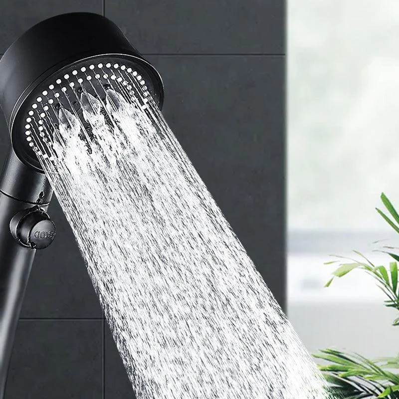 Plastic Handheld Shower Head Bathroom Adjustable Spray Pattern Shower Head -Bathlova