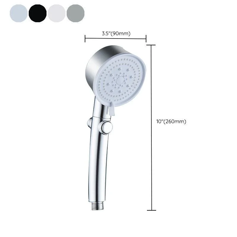 Plastic Handheld Shower Head Bathroom Adjustable Spray Pattern Shower Head -Bathlova