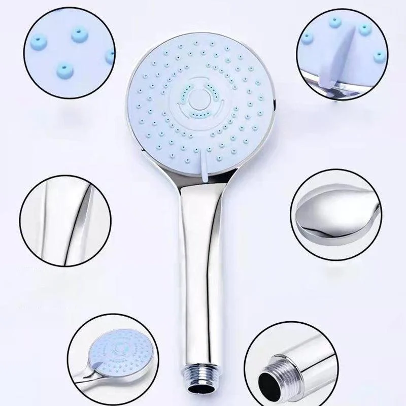 Plastic Handheld Shower Head Bathroom Shower Head with Adjustable Water Flow -Bathlova