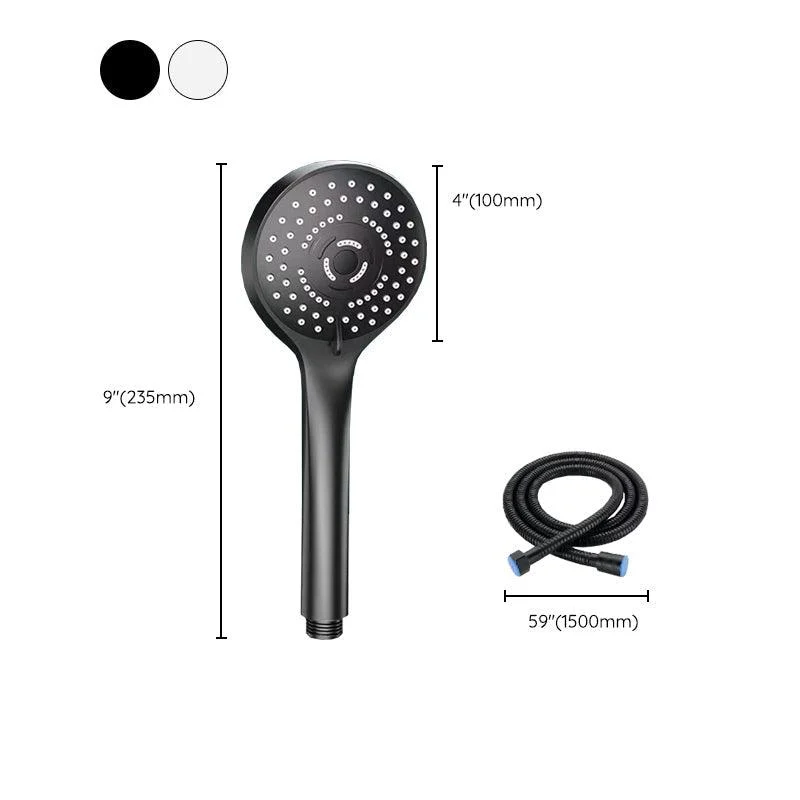 Plastic Handheld Shower Head Bathroom Shower Head with Adjustable Water Flow -Bathlova