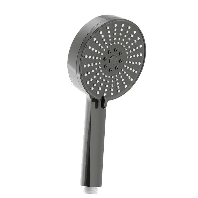 Plastic Handheld Shower Head Round Hand Shower with Self-Cleaning -Bathlova