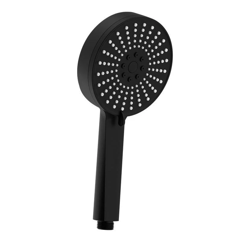 Plastic Handheld Shower Head Round Hand Shower with Self-Cleaning -Bathlova