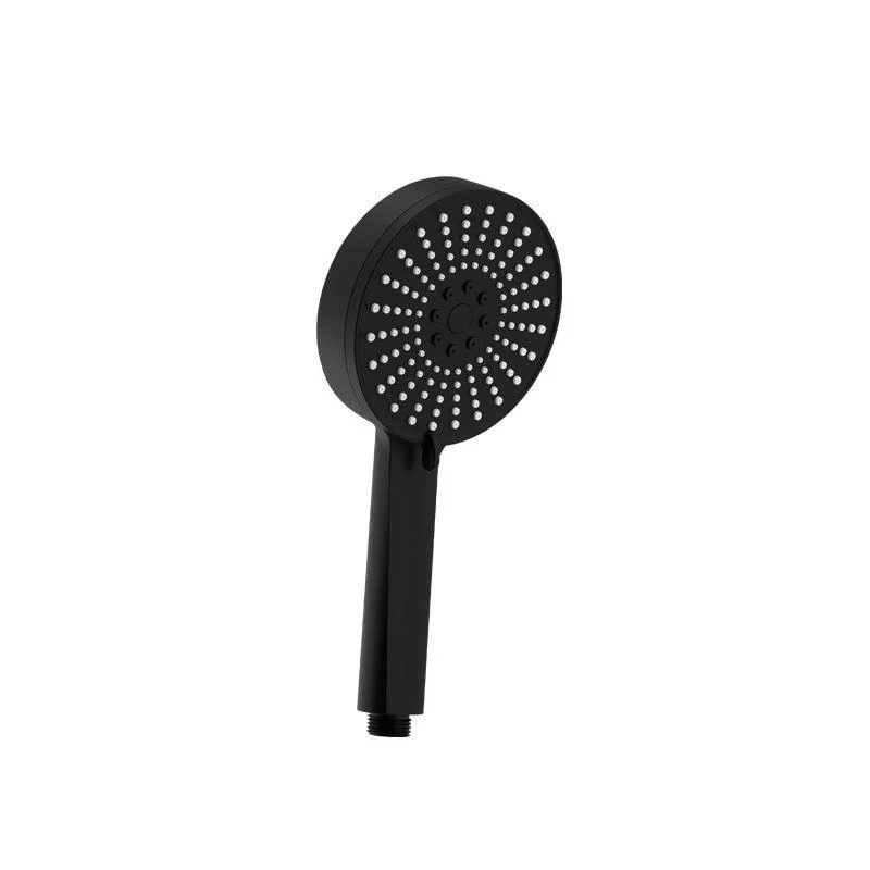 Plastic Handheld Shower Head Round Hand Shower with Self-Cleaning -Bathlova