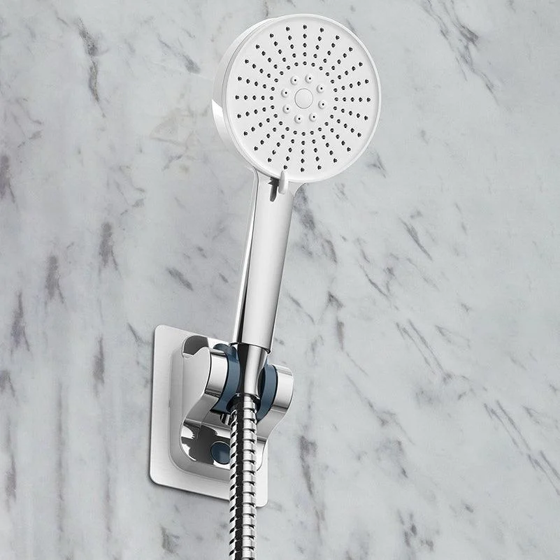 Plastic Handheld Shower Head Round Hand Shower with Self-Cleaning -Bathlova