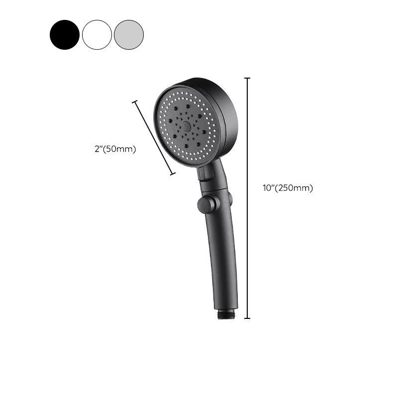 Plastic Handheld Shower Head Wall-mounted Shower Head with Adjustable Spray Pattern -Bathlova