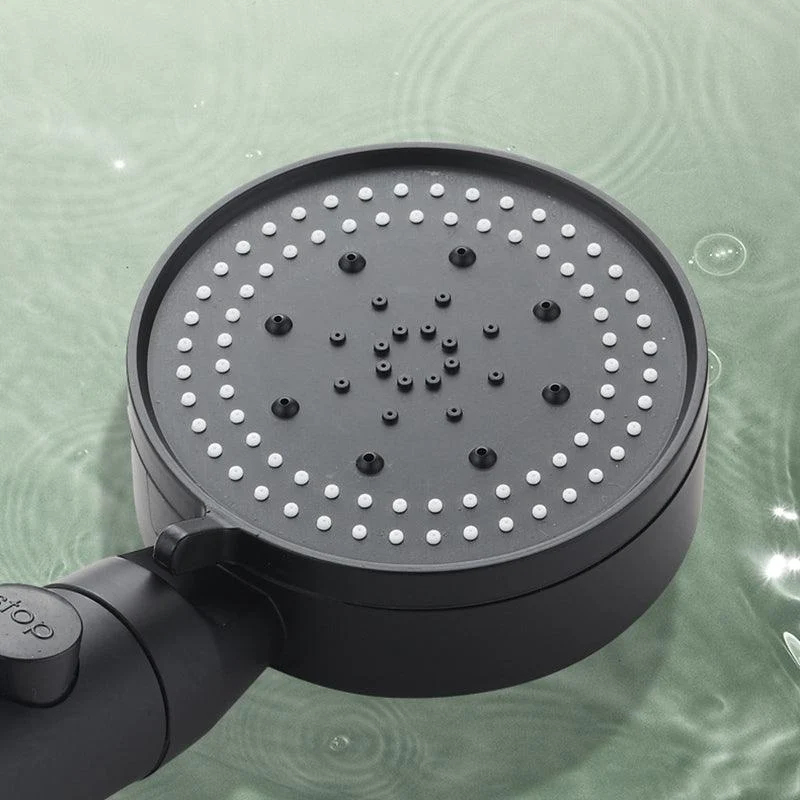 Plastic Handheld Shower Head Wall-mounted Shower Head with Adjustable Spray Pattern -Bathlova