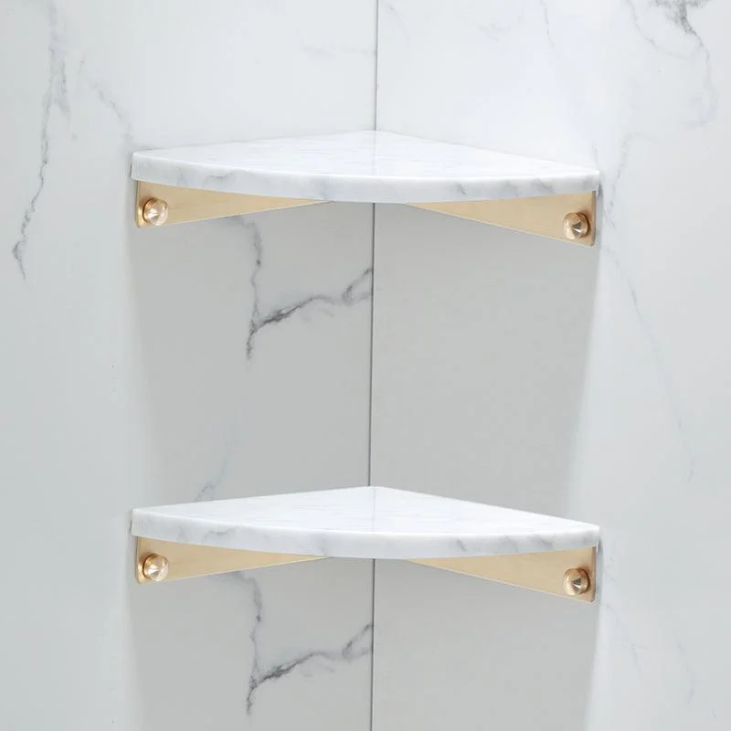 Polished Brass Bathroom Accessory Set Marble Bathroom Hardware -Bathlova