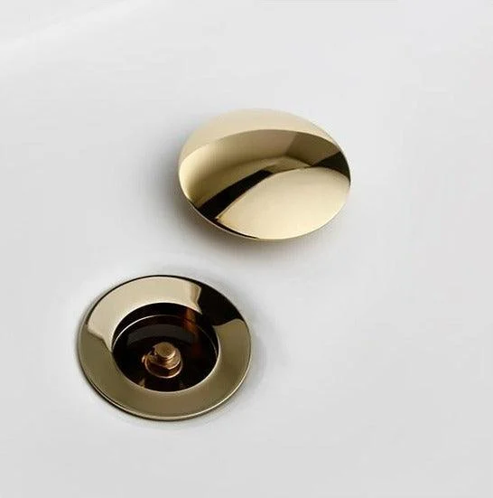 Polished Brass Bathroom Sink Drains -Bathlova