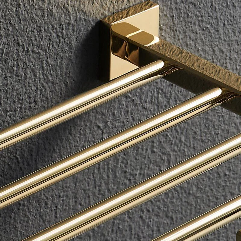 Polished Brass Classic Bathroom Accessory with Bath Shelf/Towel Bar & Paper Holder -Bathlova