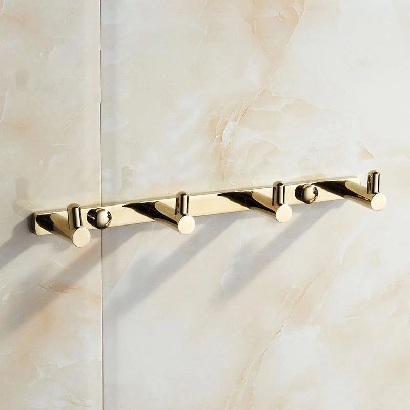 Polished Brass Classic Bathroom Accessory with Bath Shelf/Towel Bar & Paper Holder -Bathlova