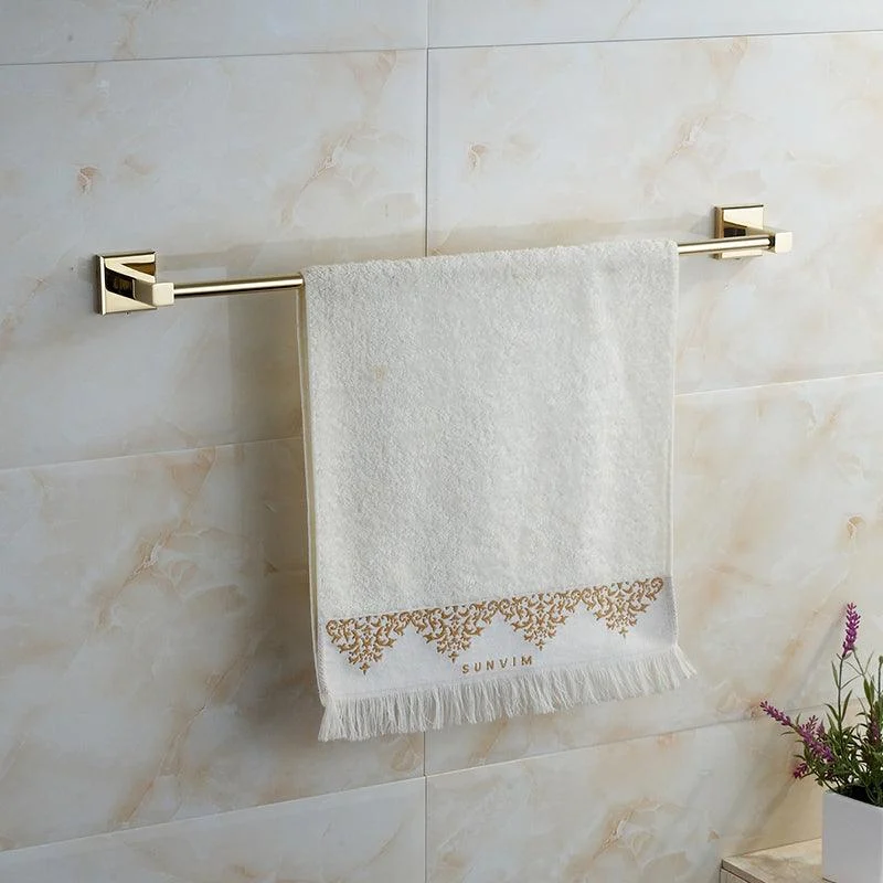 Polished Brass Classic Bathroom Accessory with Bath Shelf/Towel Bar & Paper Holder -Bathlova