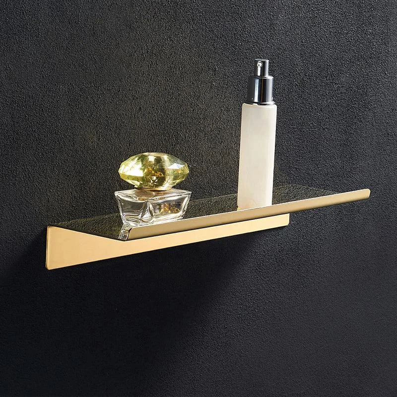 Polished Brass Classic Bathroom Accessory with Bath Shelf/Towel Bar & Paper Holder -Bathlova