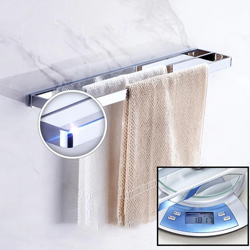 Polished Chrome Bathroom Accessory Set Modern Brass Bathroom Accessory Kit -Bathlova