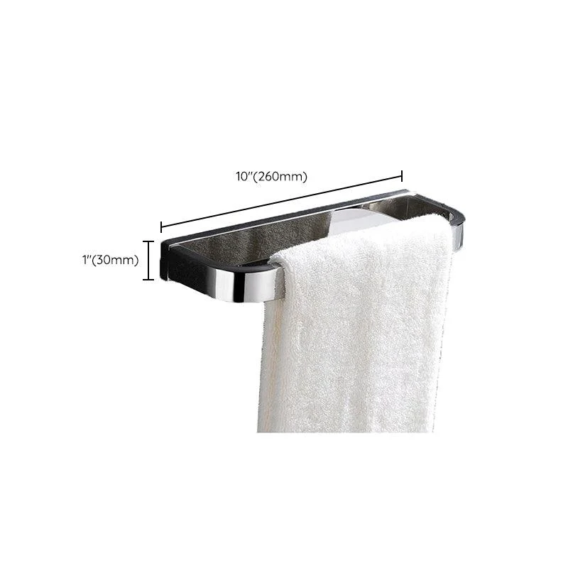 Polished Chrome Modern Bathroom Accessory Set in Stainless Steel Towel Bar/Soap Dish -Bathlova