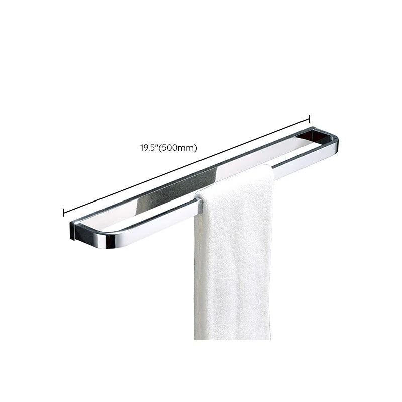 Polished Chrome Modern Bathroom Accessory Set in Stainless Steel Towel Bar/Soap Dish -Bathlova