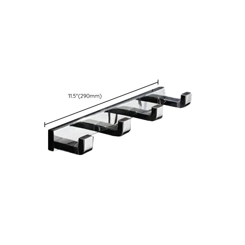 Polished Chrome Modern Bathroom Accessory Set in Stainless Steel Towel Bar/Soap Dish -Bathlova