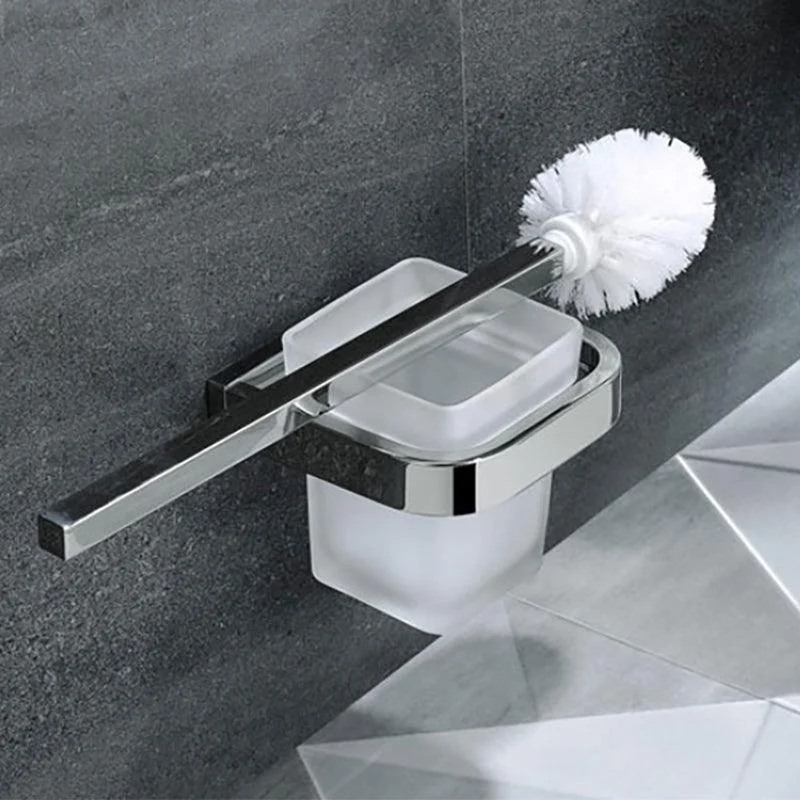 Polished Chrome Modern Bathroom Accessory Set in Stainless Steel Towel Bar/Soap Dish -Bathlova