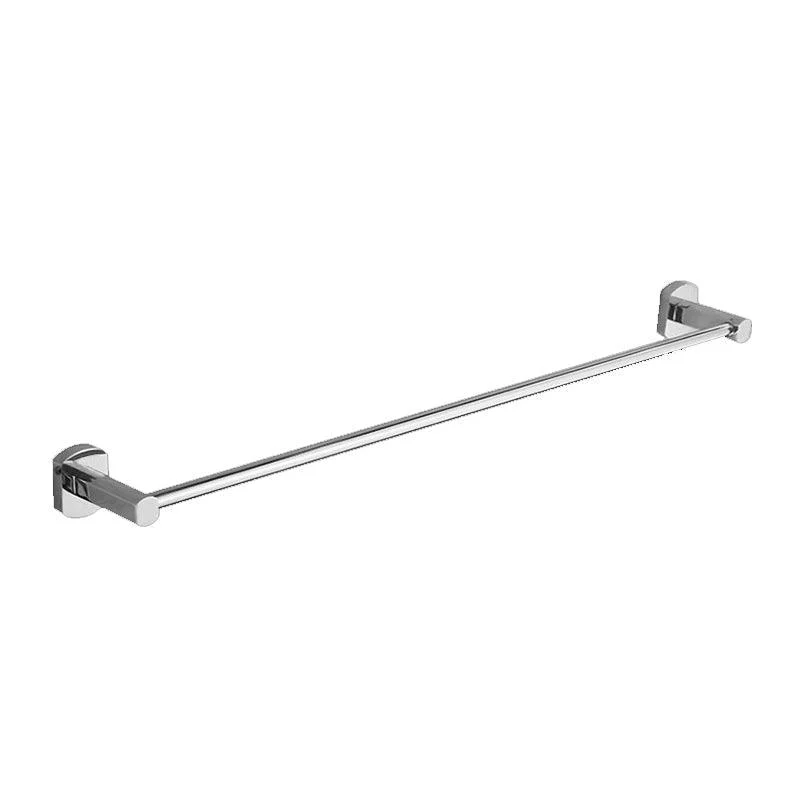 Polished Chrome Modern Bathroom Accessory Set Silver Towel Bar/Bath Shelf -Bathlova