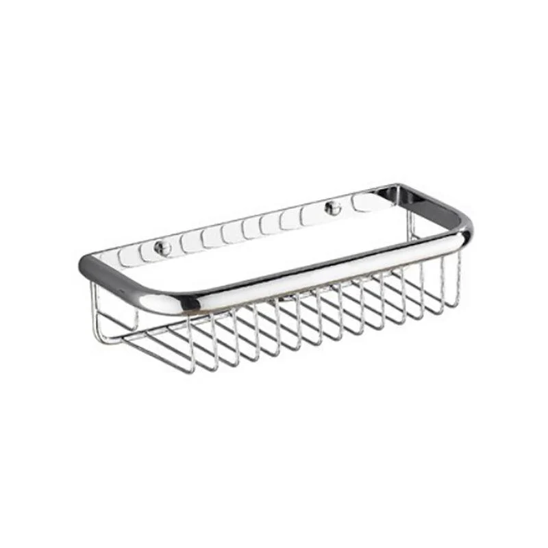 Polished Chrome Modern Bathroom Accessory Set Silver Towel Bar/Bath Shelf -Bathlova