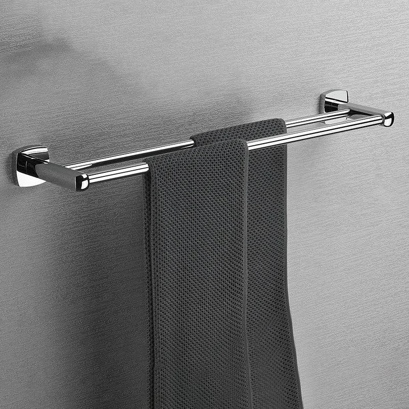 Polished Chrome Modernism Bathroom Accessory Set Bath Shelf/ Towel Bar/Robe Hooks Included -Bathlova